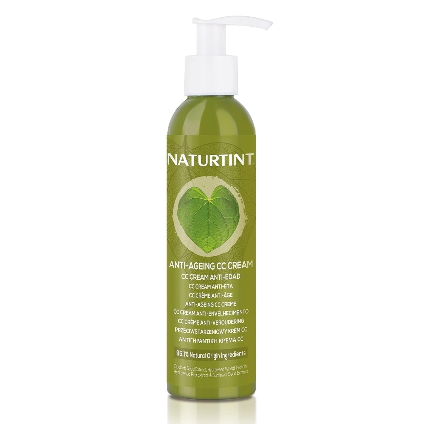 CC Cream tinta naturale. Maschera per capelli senza risciacquo. Per capelli secchi e danneggiati. Ripara e idrata. Ingredienti naturali al 96%. Maschera per capelli Naty Shop 200ml 200 Ml (1 confezione)