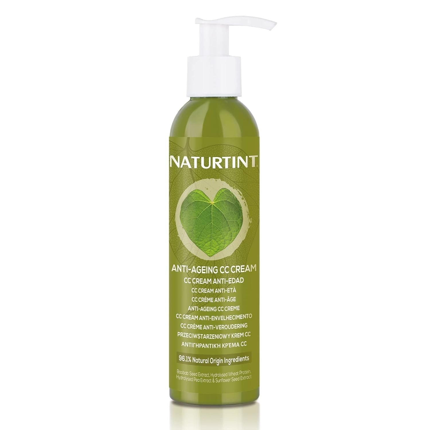 CC Cream tinta naturale. Maschera per capelli senza risciacquo. Per capelli secchi e danneggiati. Ripara e idrata. Ingredienti naturali al 96%. Maschera per capelli Naty Shop 200ml 200 Ml (1 confezione)