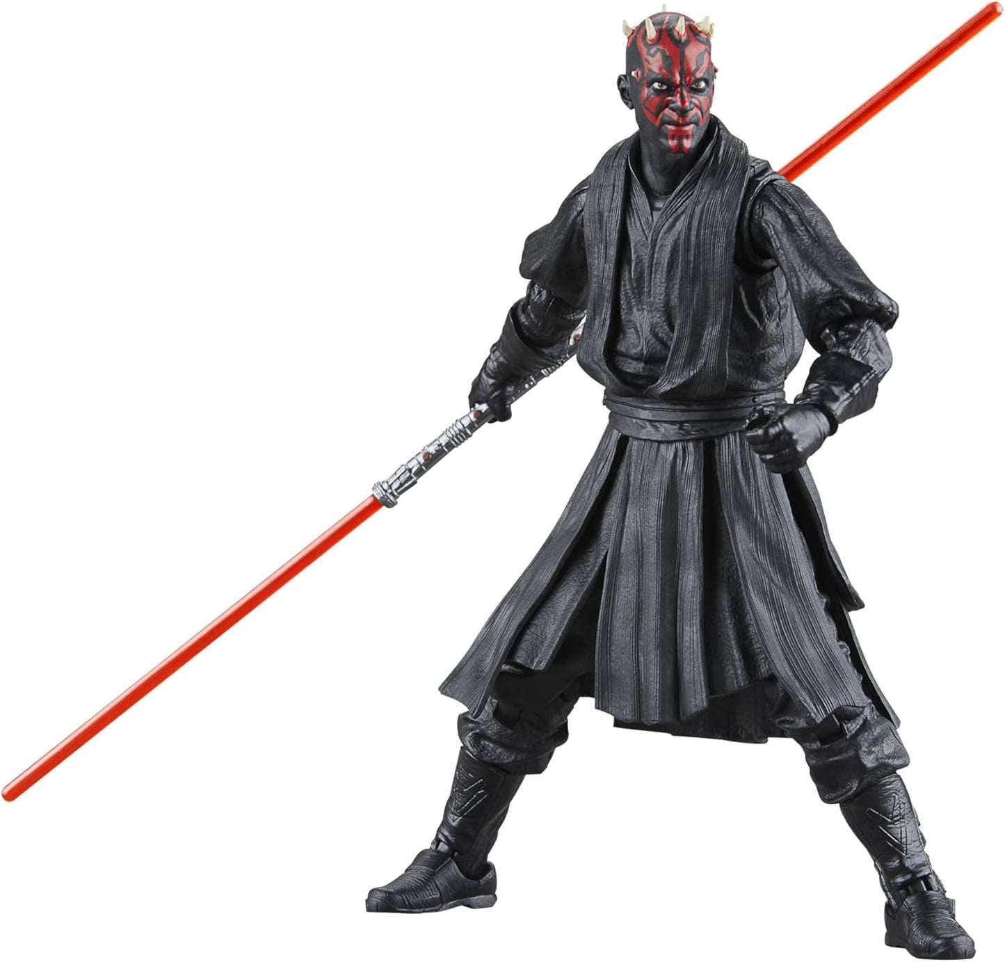 Star Wars Black Series Darth Maul Star Wars: La minaccia fantasma Figura da collezione 15 cm Action Figure Naty Shop Titolo predefinito