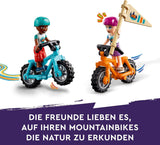 LEGO Friends Capanne accoglienti al campo avventure, set da gioco per giochi di ruolo all'aperto, giocattolo per bambini per ragazze e ragazzi a partire da 7 anni con 3 personaggi e volpe, giocattolo da campeggio 42624 Set da costruzione Besuche den LEGO-Store