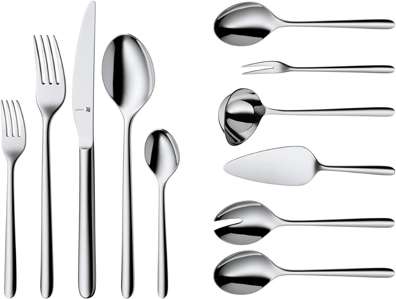 WMF Flame plus set posate per 12 persone Kitchen Naty Shop Set posate singolo
