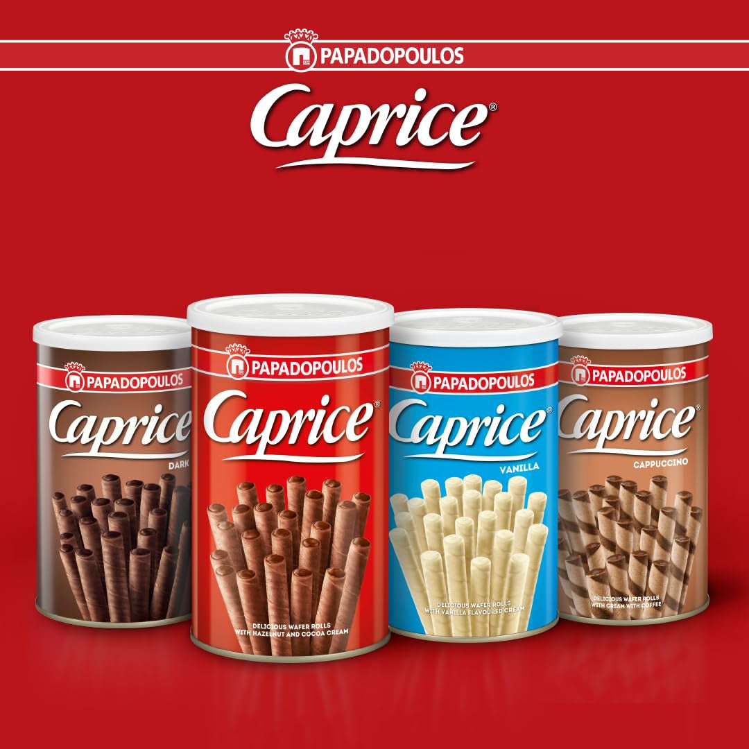 Wafer PAPADOPOULOU CAPRICE con crema al cacao e nocciole 400G