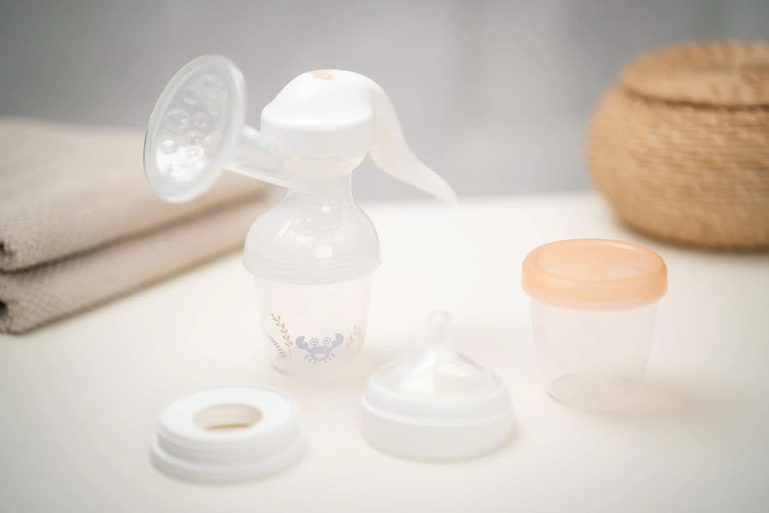 Contenitori latte materno NIP First Moments 150 ml, 4 pezzi: impilabili e a tenuta stagna Accessori Alimentazione e Allattamento Bebe Naty Shop