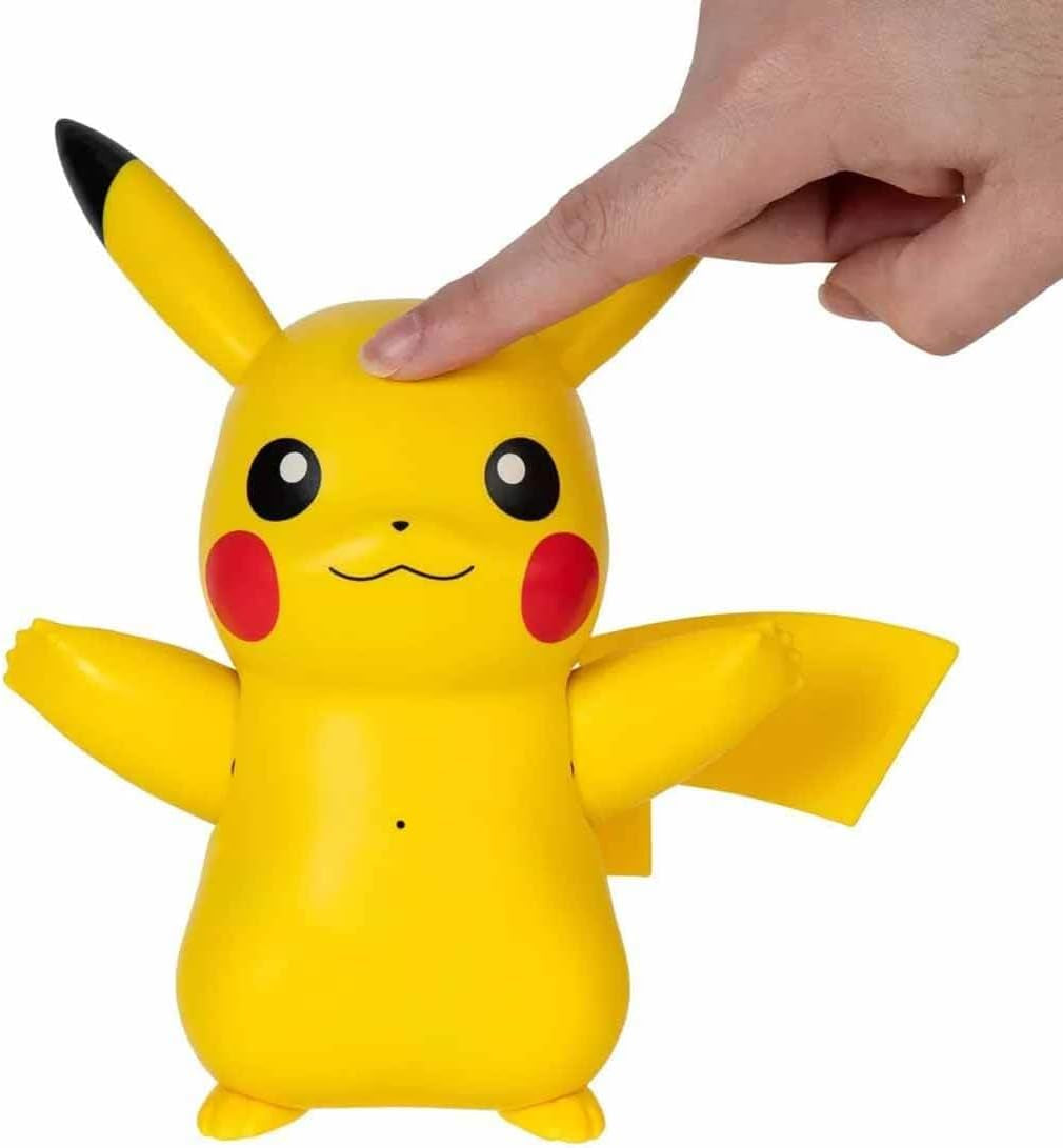 Pokémon PKW3330 - Deluxe My Partner Pikachu, Pikachu ufficiale con luci, suoni e movimento Action figures Naty Shop