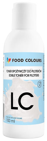 Set coloranti alimentari con inchiostri alimentari per plotter 6 x 100 ml | Ciano chiaro | Ciano | Magenta chiaro | | Magenta | Giallo | Nero | Stampa commestibile, stampa su carta wafer, topping decorativo per torte