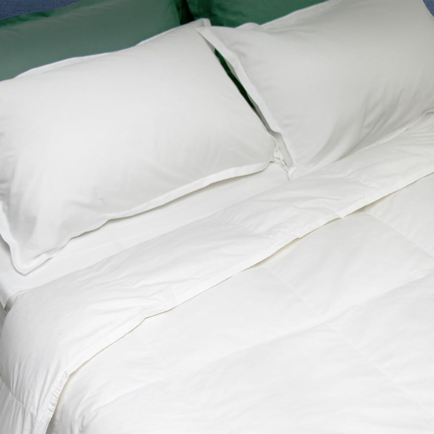 Nottetempo, trapunta in piuma d'oca, letto singolo, 205 X 155 X 2 Cm, Bianco Piumini e trapunte Naty Shop