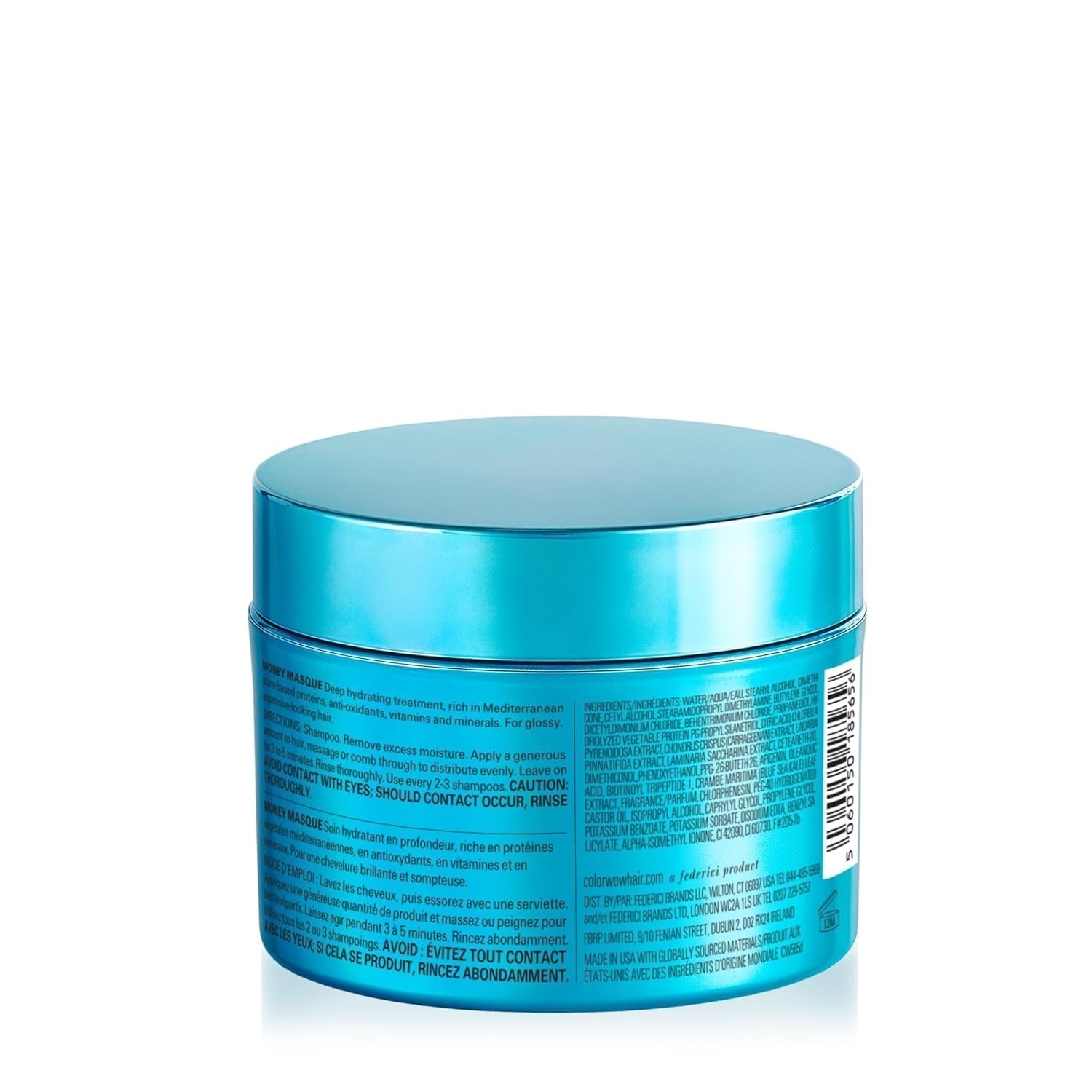 COLOR WOW Moisturizing Hair Mask Money 215 ml - maschera per capelli secchi e danneggiati, idratazione dei capelli - cura e protezione termica per capelli, maschera per capelli blu Naty Shop