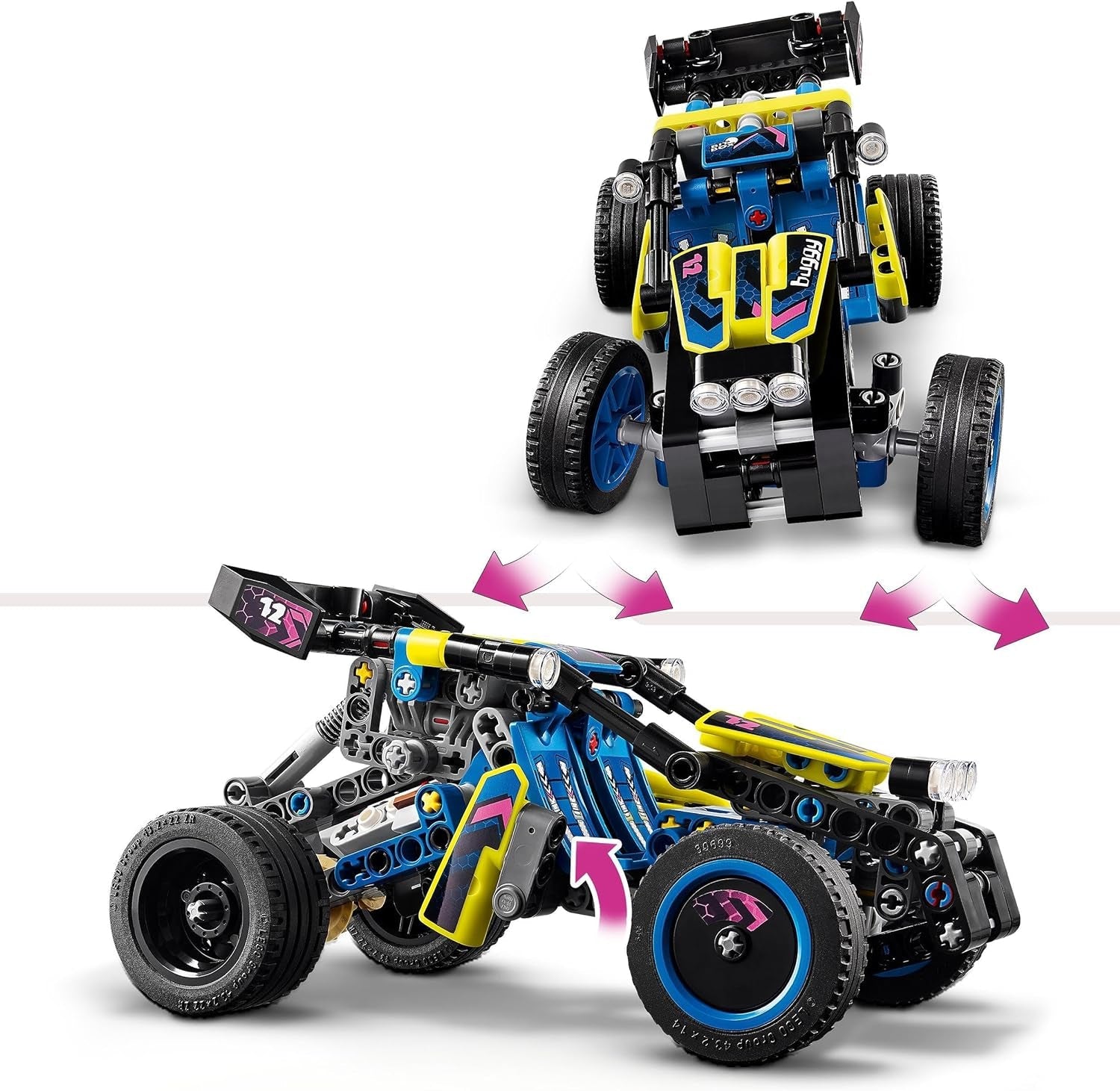 LEGO Technic Auto da corsa fuoristrada buggy giocattolo per bambini Kit di costruzione auto da corsa buggy regalo per ragazzi e ragazze Modello di auto da rally di 8 anni 42164 Set da costruzione Acquista dal negozio LEGO