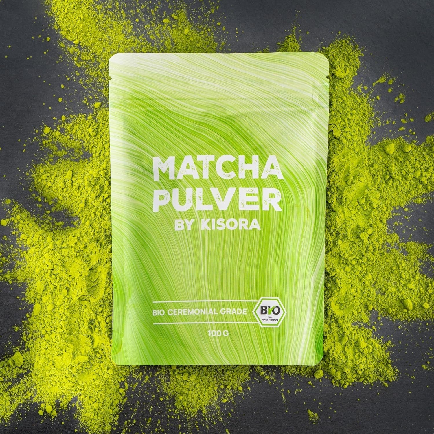 Tè verde Matcha cerimoniale qualità BIO 100G Polvere di tè verde Matcha biologico al 100%.