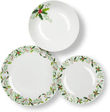 Excelsa SERV.TAV.18 PZ NATALE HOLLY Bianco