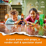 LEGO City Stuntz Spettacolo acrobatico, set a doppio looping, 60339, incl. rampa, monster truck, motocicletta 2X e 7 minifigure, giocattolo per bambini dai 7 anni in su Set da costruzione Besuche den LEGO-Store