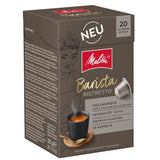 Melitta Barista Ristretto Kaffee-Kapseln 20 Stück je 5.5g, gemahlen, in Portionskapseln für Nespresso*-Maschinen, Vollmundig, Noten von dunkler Schokolade
