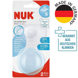 Paracapezzoli NUK | Paracapezzoli per l'allattamento al seno | Protegge dai capezzoli irritati | Silicone sottile | Taglia S (16 mm) | 2 pezzi Accessori per Alimenti e Allattamento Naty Shop