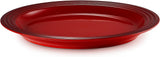 Le Creuset Servizio Piatti in Gres, 12 Pezzi, Rosso Ciliegia, 79351000607081