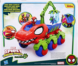 Marvel Spidey e i suoi super amici Dino Crawler Supereroe Playset con personaggi Spidey e Dino e giocattolo da trasporto per bambini dai 3 anni in su Action Figure Naty Shop