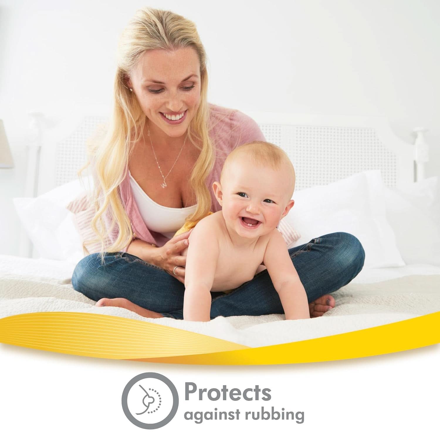 Medela Assorbenti Hydrogel - sollievo immediato e raffreddamento per capezzoli irritati - riutilizzabili - confezione da 4 assorbenti sterili, confezionati singolarmente Accessori Alimentazione e Allattamento Bebe Naty Shop