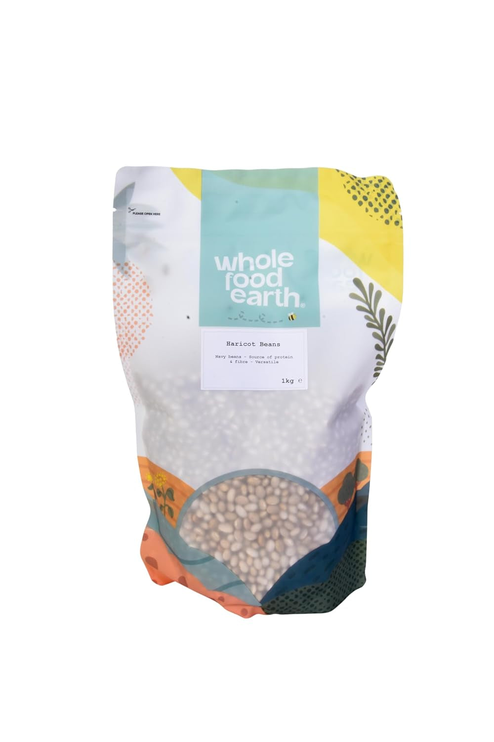 Fagiolini Integrali Terra 1kg | Non OGM | Naturale | Ricco di fibre | Ricco di proteine