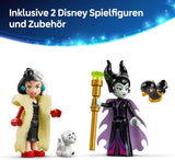 LEGO € Disney Villains I vestiti di Malefica e Crudelia De Mon - Giocattolo per ragazzi e ragazze da 9 anni - Incl. 2 mini bambole e 2 personaggi di animali - Regalo di compleanno per i fan 43262 Set da costruzione Acquista dal negozio LEGO