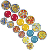 Excelsa Trinacria Teller-Set, 18 pezzi, Porzellan e Keramik