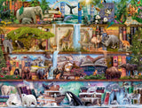 Ravensburger Puzzle 16652 - Il Mondo dei Grandi Animali - Puzzle da 2000 pezzi per adulti e bambini dai 14 anni in su, progettato da Aimee Stewart Puzzle Naty Shop Single