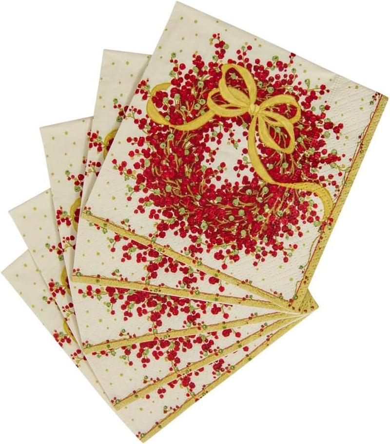 8070C Tovaglioli di carta a tre veli, 20 pezzi, 25 x 25 cm, Pepperberry