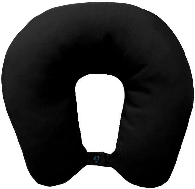 Lemos Home Cuscino per il collo con imbottitura in microfibra, cuscino di supporto per il collo, comodo cuscino da viaggio per aereo, auto, ufficio, ideale per campeggio, vacanze e gadget da viaggio (verde menta)