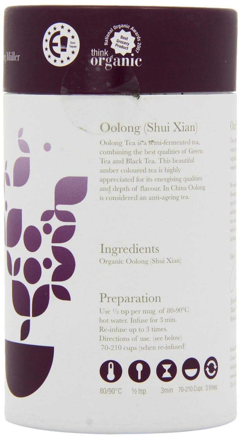 Oolong biologico (Shui Xian), confezione da 1 (1 x 75 g)
