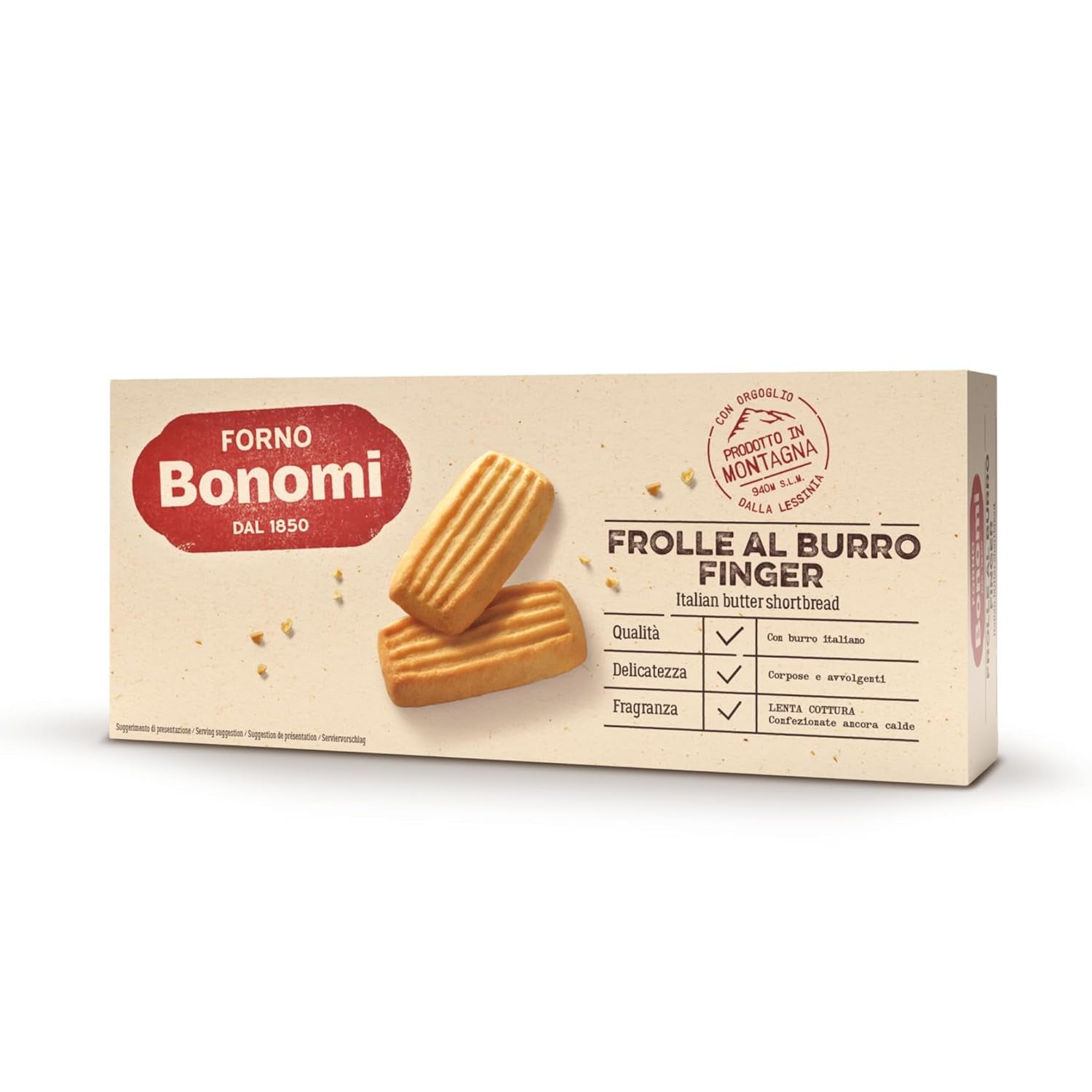Frolle Al Burro Dita. Biscotti Preparati Tradizionalmente Come Una Volta. Ideale Come Fine Pasto Goloso, Ma Anche Da Abbinare Al the O Al Caffè. Confezione Sì 150 G