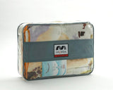 Coperta Stampata, Grande Volume, 100% Poliestere, 450 G/M², Morbida, Per Autunno/Inverno, Design Harmony N10, 170 X 240 Cm, Per Letti 90/105 Cm, Piumini e Trapunte Grigie Naty Shop