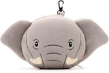 Cuscino da viaggio, rotondo, peluche, elefante e maschera per gli occhi, unisex, taglia unica, unisex, vita Cuscini da viaggio unici Naty Shop