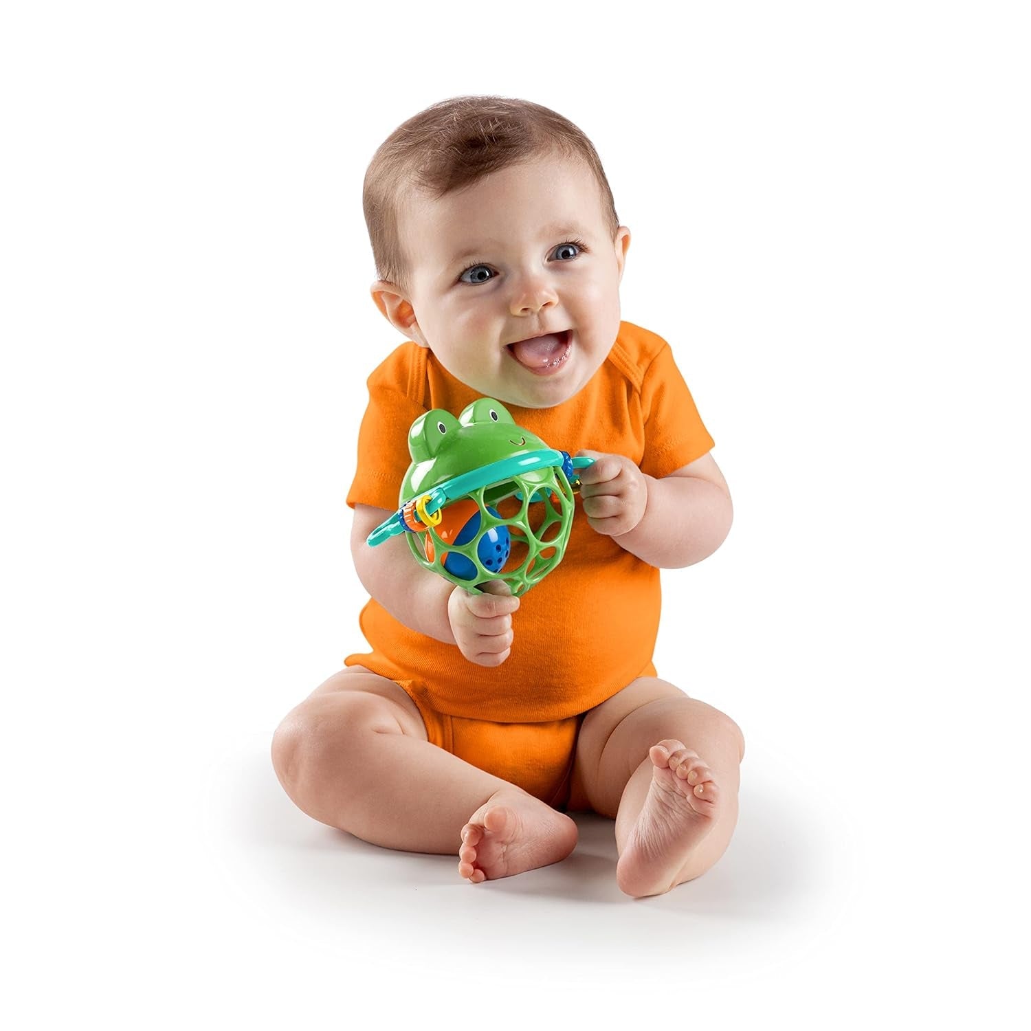 Bright Starts Little Shakers Set regalo da 6 pezzi - Sonagli e dentini per bambini Senza BPA Facile da catturare Unisex Neonato+