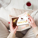 Tavolette di cioccolato fondente 72% – 5 x 100 g – Quadretti di finissimo cioccolato fondente – Cioccolato avvolto in lamina d'oro