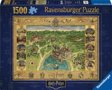 Ravensburger Puzzle 12000720 - Mappa di Hogwarts - Puzzle da 1500 pezzi per adulti e bambini 14+ Harry Potter Fan Merchandise Puzzle Naty Shop