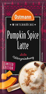 Ostmann Gewürze – Pumpkin Spice Latte Würzmischung, zum Einrühren in Milk mit Kaffee oder Espresso, mit Kürbispulver, 16 g im Beutel (Verpackungsdesign kann abweichen)