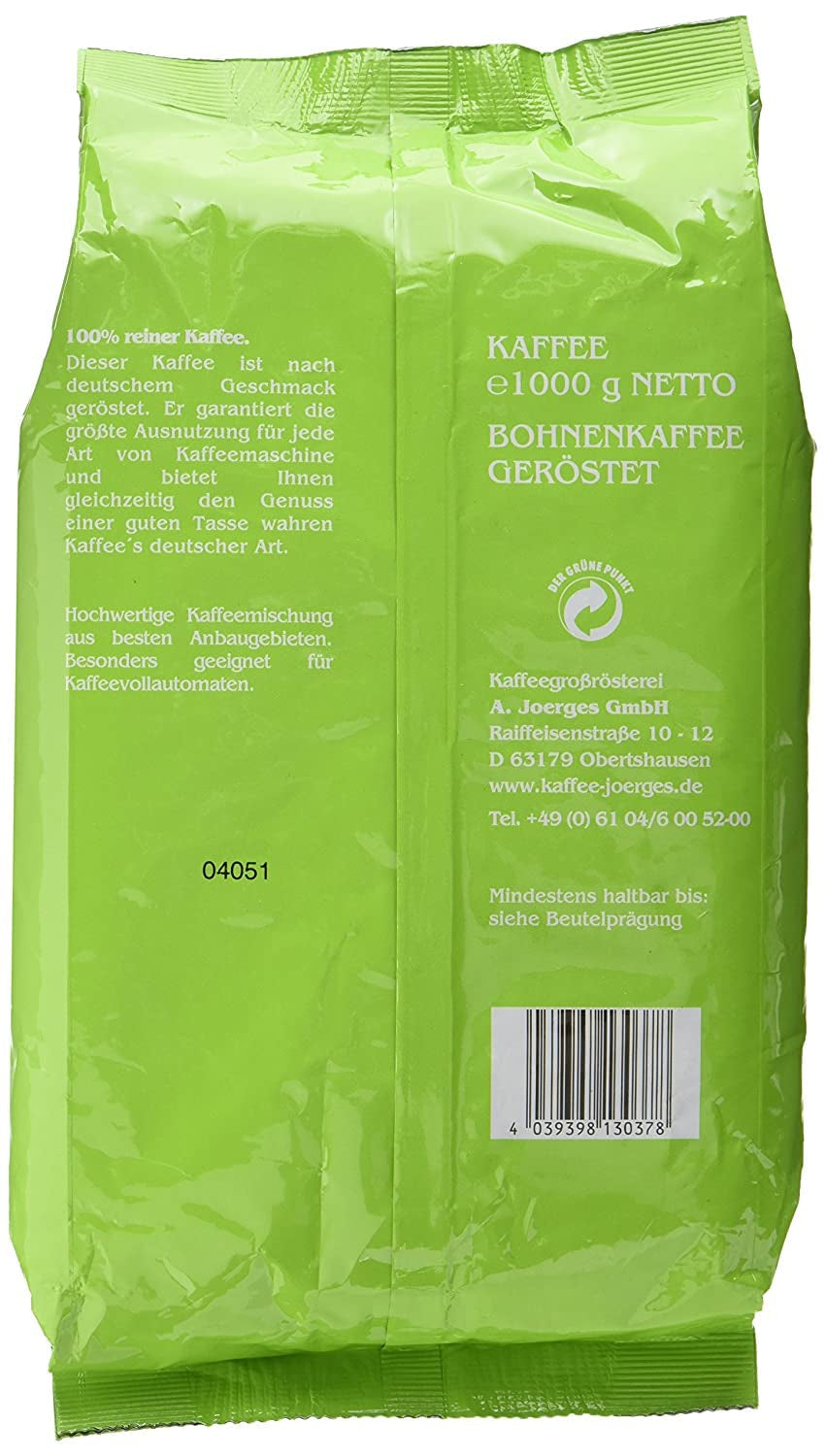 Miscela di caffè Joerges, 1 kg (la confezione può variare) (confezione da 2)
