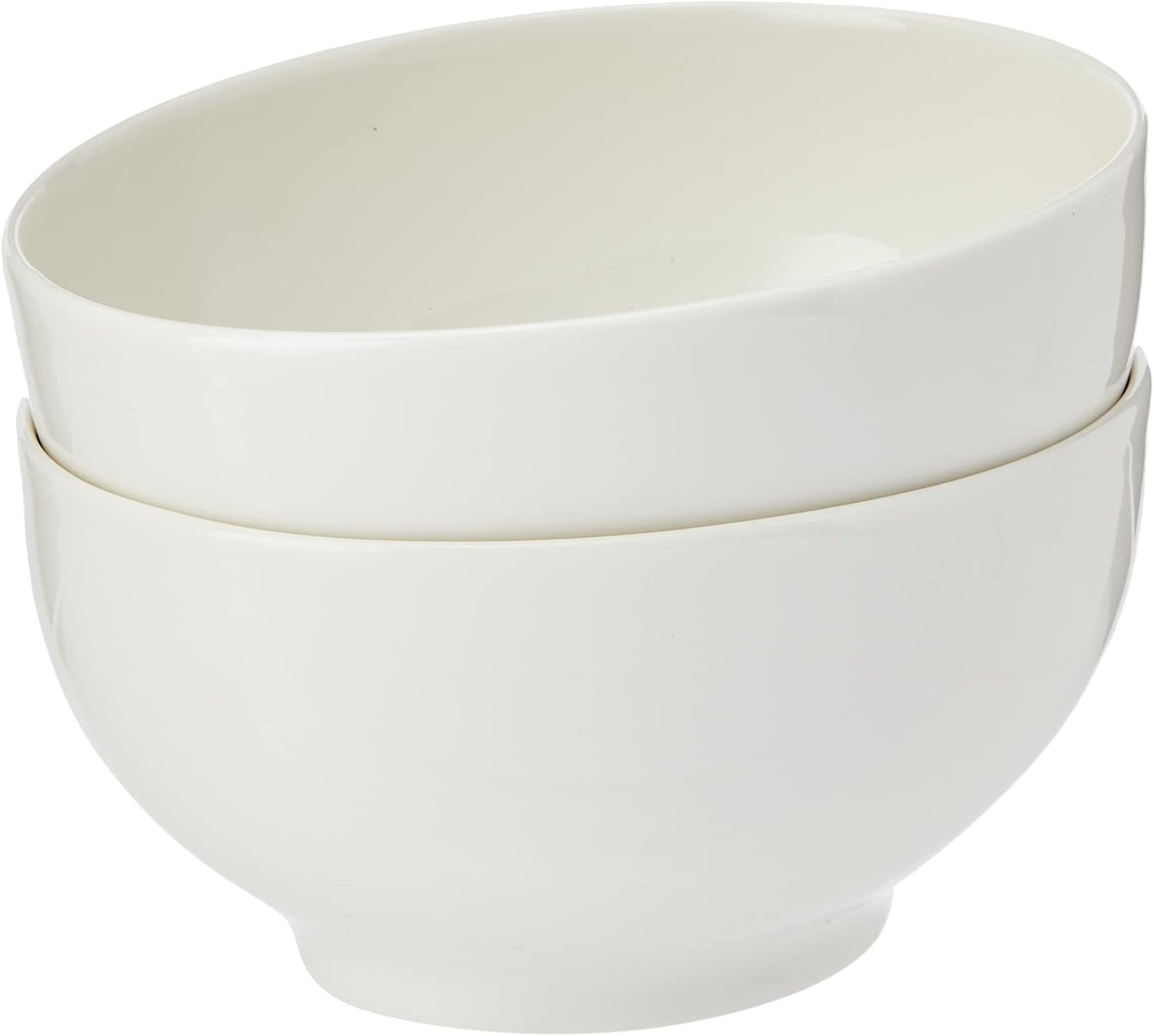Villeroy & Boch For Me Ciotole per Cereali Set da 2, Bianco, Lavabili in Lavastoviglie, Utilizzabili nel Microonde, Ciotole Piccole per 2, Ciotole, Ciotole per Cereali, Snack o Salse, Piatto, Porcellana Premium