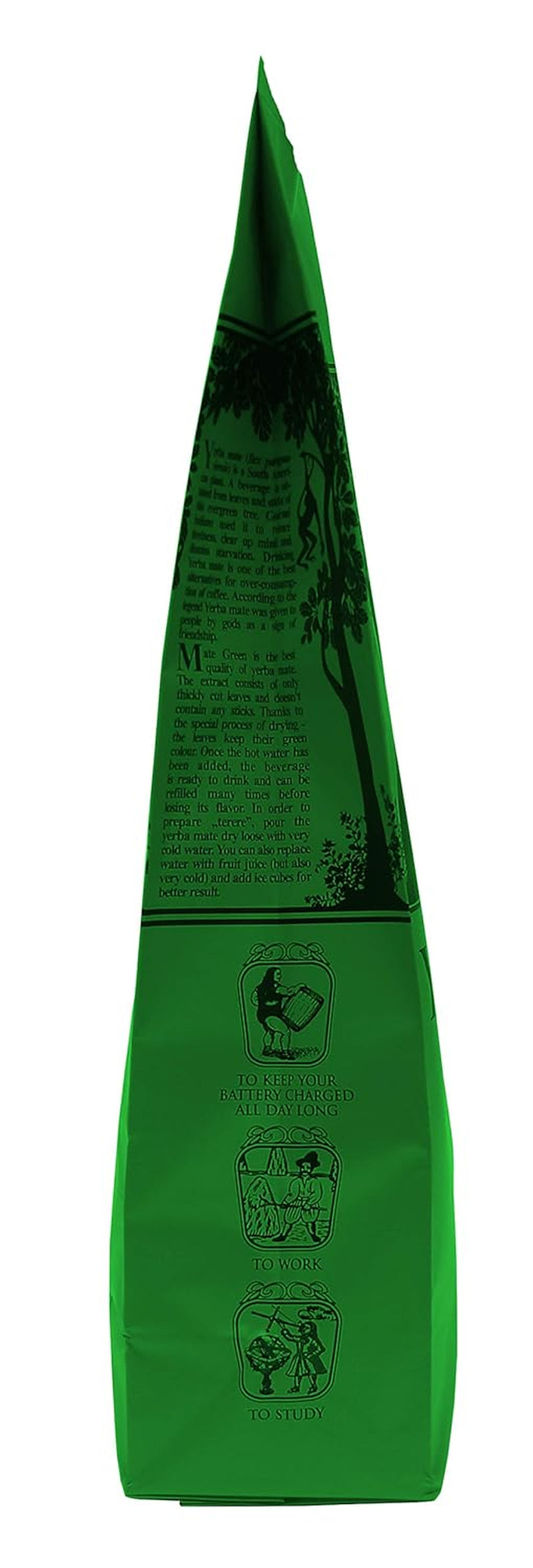 Yerba "BIO" 400g Tè Mate biologico, Stimolante ed energizzante naturale biologico con caffeina, Tè Yerba Mate con frutta, Tè Mate ad alto contenuto di caffeina, Alta qualità