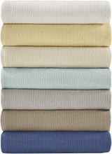 Coperta in cotone grigio twin in vimini Freshspun Madison Park Letti e coperte Madison Park