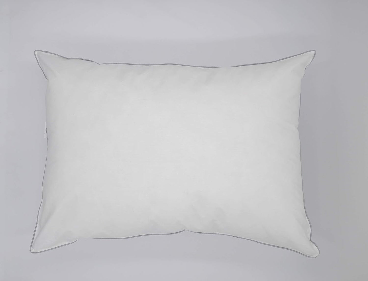 Cuscino, Cotone, Percalle, 50 X 70 Cm, Finitura Fine, Comfort, Percalle, 100% Cotone, Alta Qualità, Morbido, Fatto in Francia, Bianco 73130220 Naty Shop Cuscini Standard