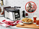 Friggitrice Tefal FR600D Clear Duo, frigge con meno fumo e odori, capacità 1,2 kg, termostato, timer, ampia finestra di visualizzazione senza nebbia Elettrodomestici Naty Shop