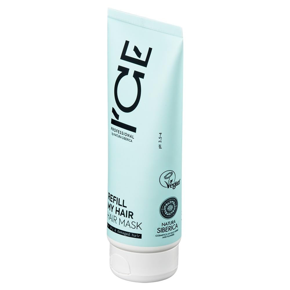 NATURA SIBERICA ICE Ricarica My Hair Mascarilla Caplar Cabello SECO 200 ml Maschera per capelli Naty Shop