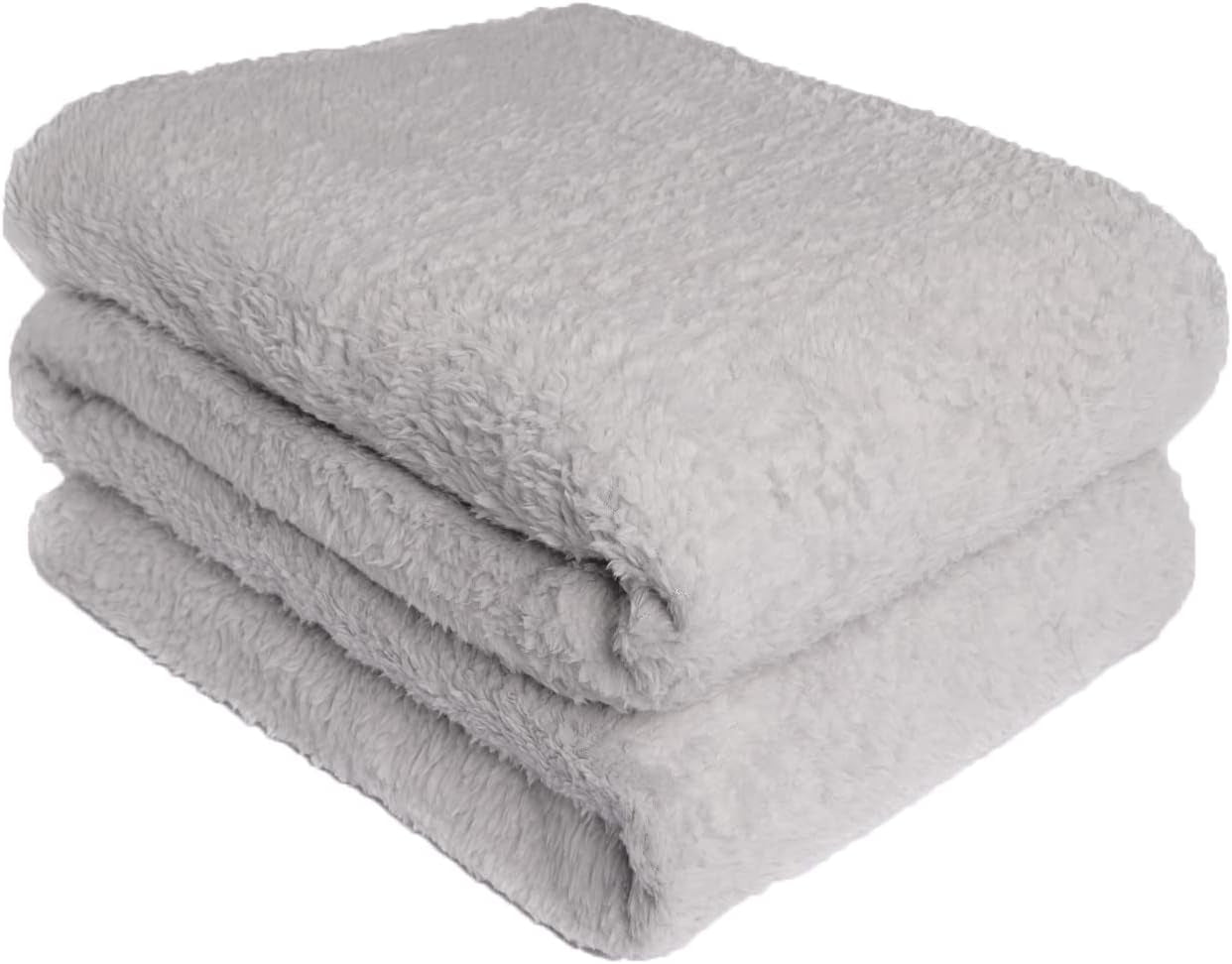 Brentford's Teddy Coperta in Pile Coperta da Letto Grande Peluche Super Morbida e Calda Copriletto per Divano Letto Nero - 150 X 200 Cm Letti e Coperte Besuche den Brentfords-Store Grigio Argento 125 X 150 Cm