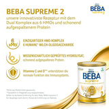 BEBA SUPREME 2 Latte di proseguimento dopo 6 mesi, solo lattosio, senza olio di palma, conf. da 6 (6 x 800g) Naty Shop