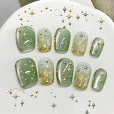 3400 Stück Goldene Und Silberne Sternperlen, Goldene Nagelanhänger, Zubehör Für Nagelschmuck, Schöne Sternnagelanhänger Für Nägel,Nail Art Strass
