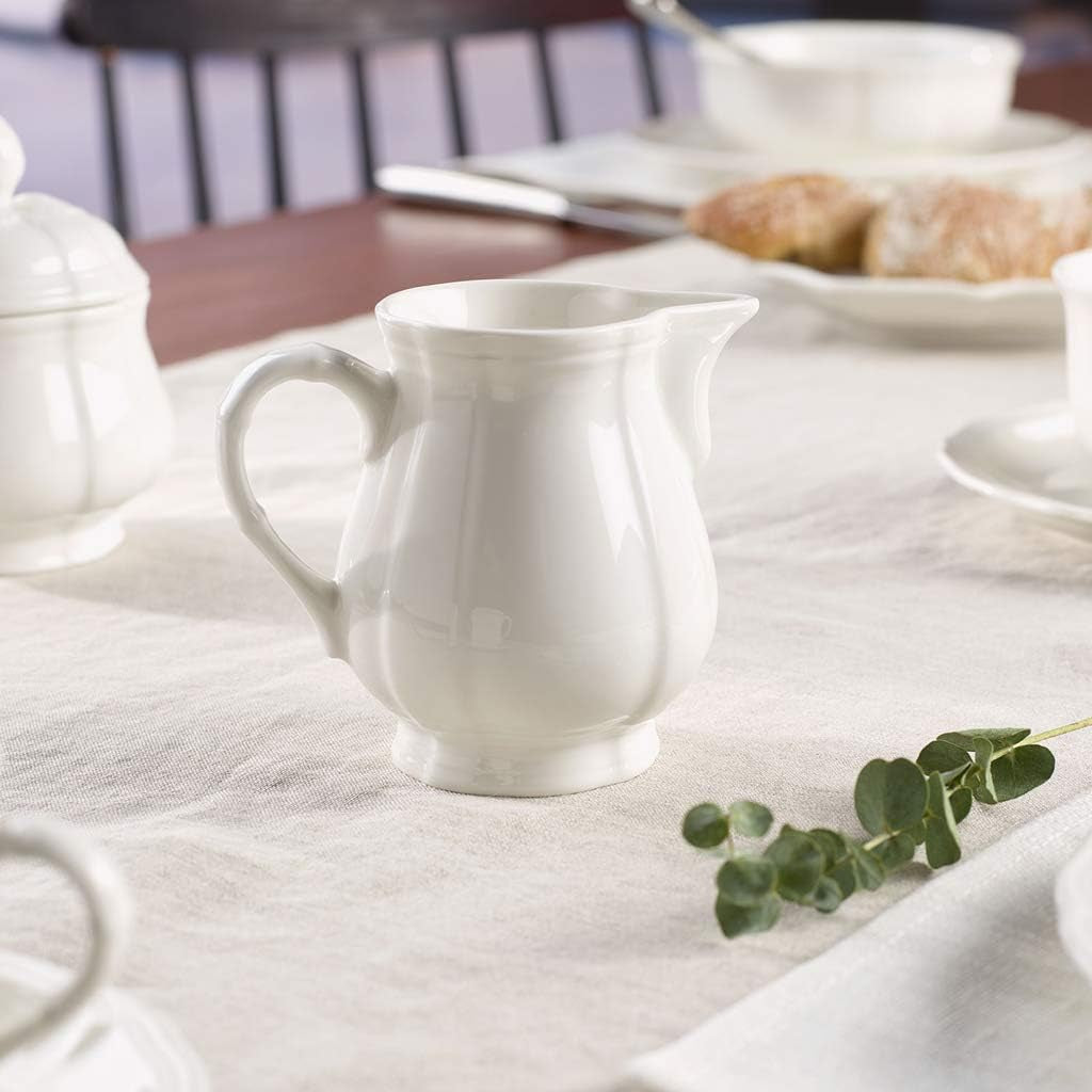 Villeroy & Boch Manoir tazza da latte, 250 ml, altezza: 9,1 cm, porcellana Premium, bianco