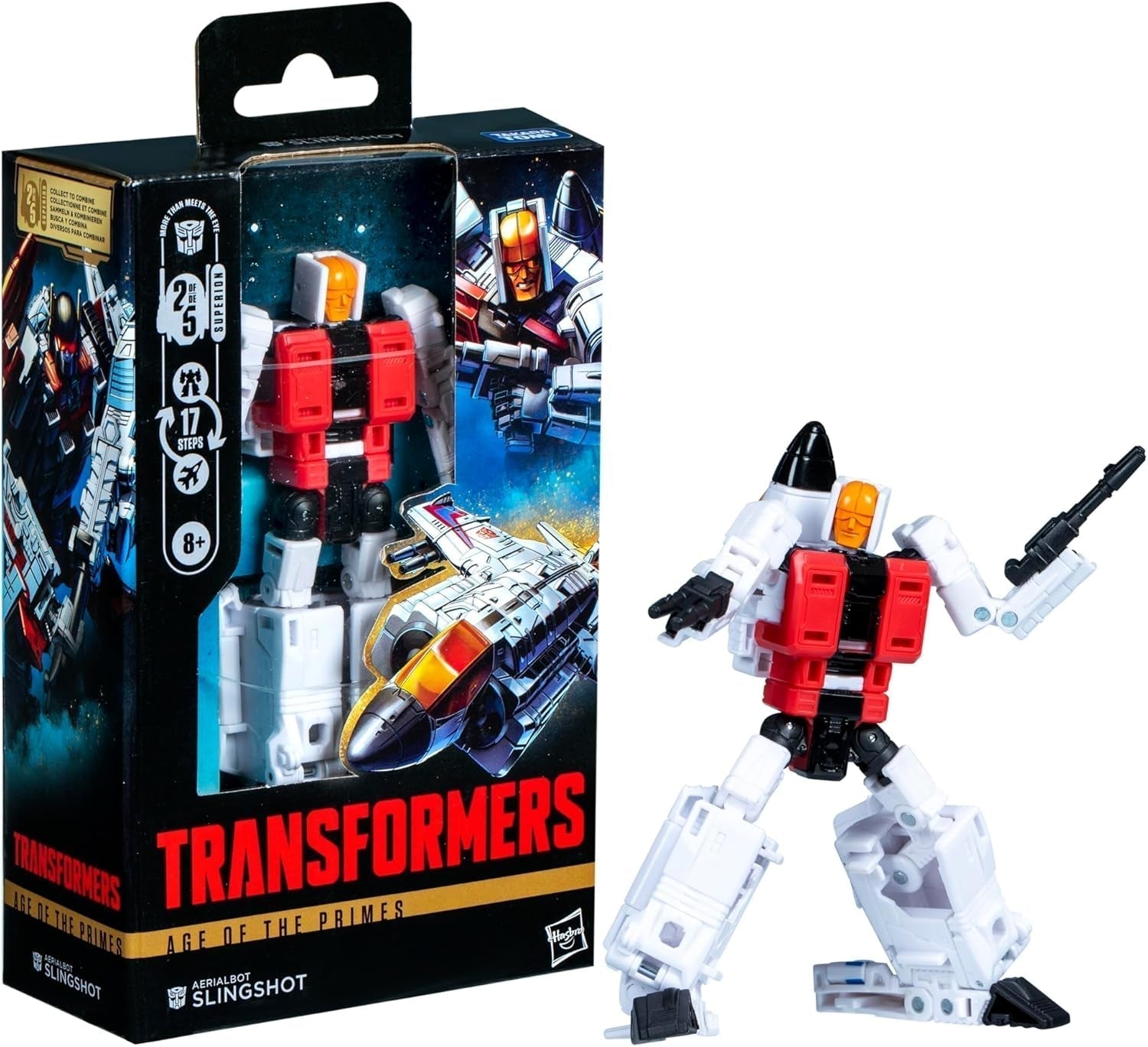 Transformers Age of the Primes Deluxe-Class Aerialbot Slingshot Action Figure Action figure Naty Shop