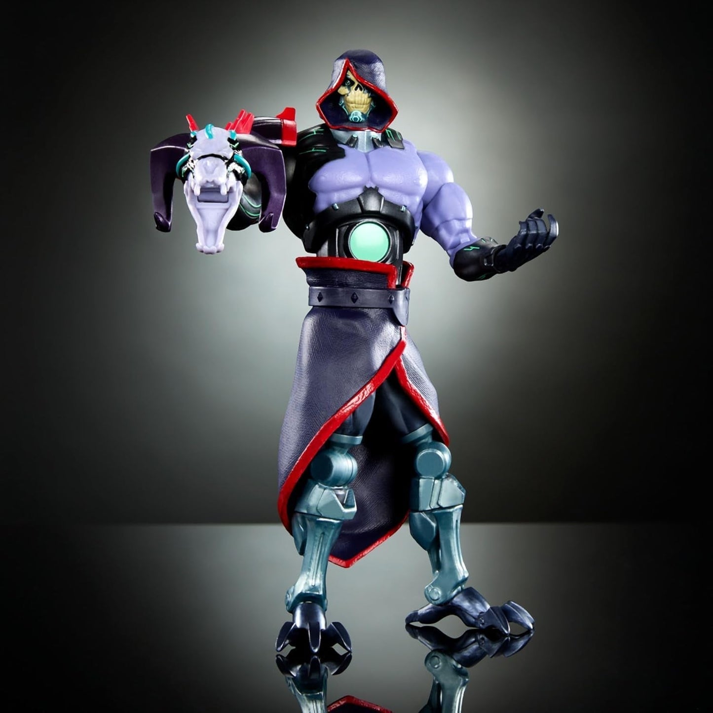 Masters of the Universe: Revolution Masterverse Skeletor Action Figure Figura da collezione con 30 punti di movimento e braccio robotico mobile Motu Toy HYC46 Action Figures Naty Shop
