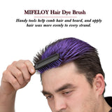 Tinta per capelli viola da 114 g, tinta temporanea per capelli con spazzole, cera per capelli per uomo e donna, crema istantanea per capelli, fango, pomata per acconciature naturali, cosplay fai da te, cera per capelli di Halloween, tinture per capelli Naty Shop