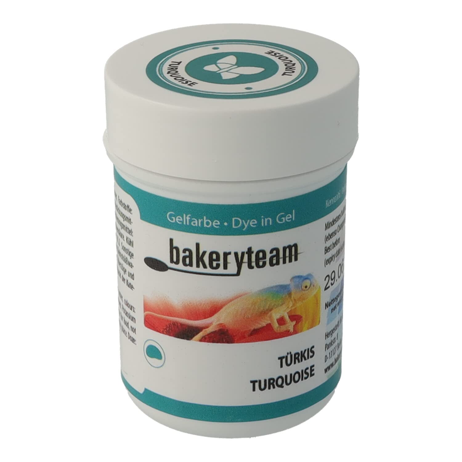 Gel colorante alimentare per glassa Bakeryteam, giallo chiaro, 35 g