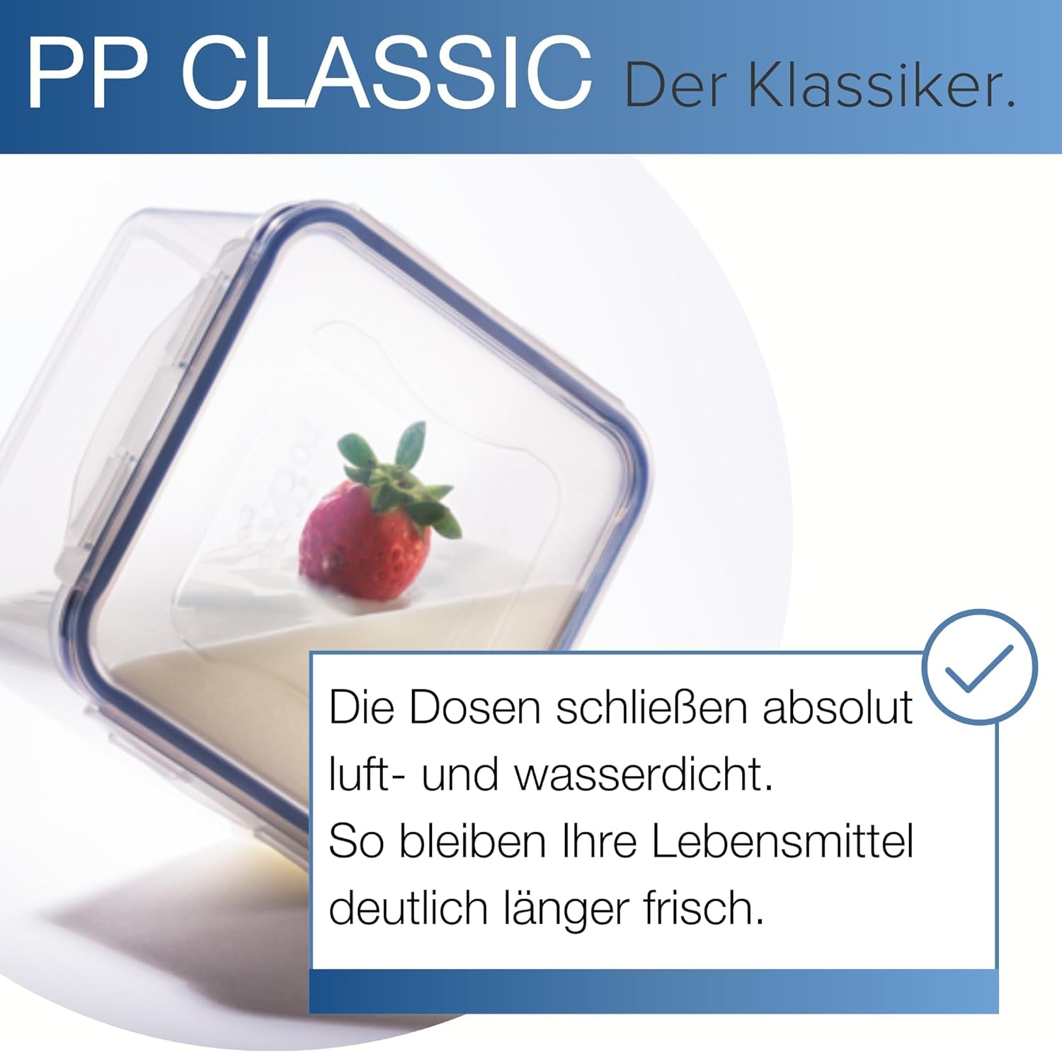 LocknLock PP Classic barattoli per la conservazione degli alimenti set 5 pezzi | 180 ml, 350 ml, 600 ml, 870 ml, 3,6 l | 100% a tenuta d'aria e acqua | senza BPA | organizer per congelatore e frigorifero | contenitori per alimenti Naty Shop lavabili in lavastoviglie e adatti al microonde